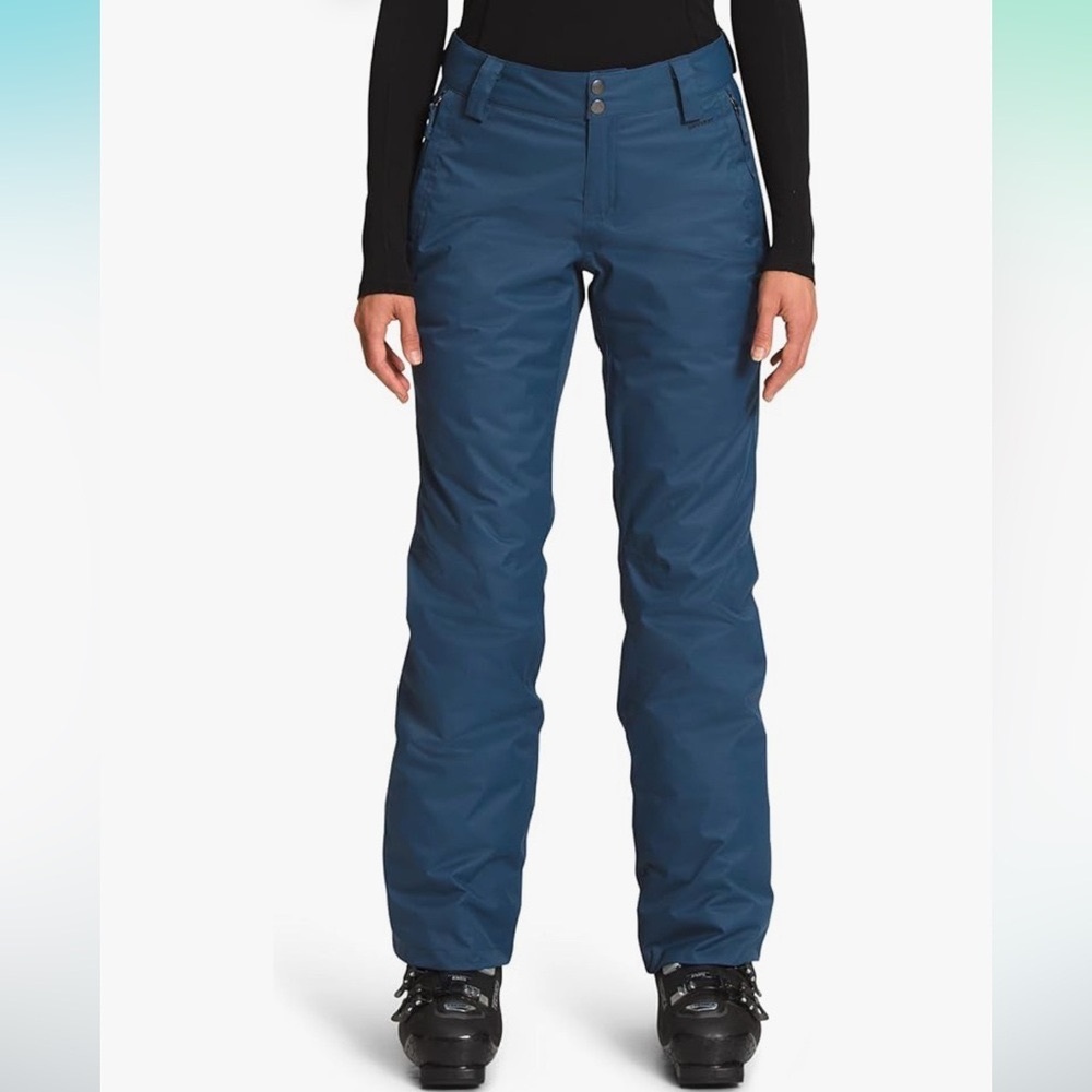 THE NORTH FACE Women's Sally Insulated Snow Pants NWT blue ski snowboard